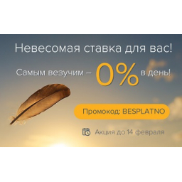 Шанс выиграть займ по ставке 0% от Честного слова